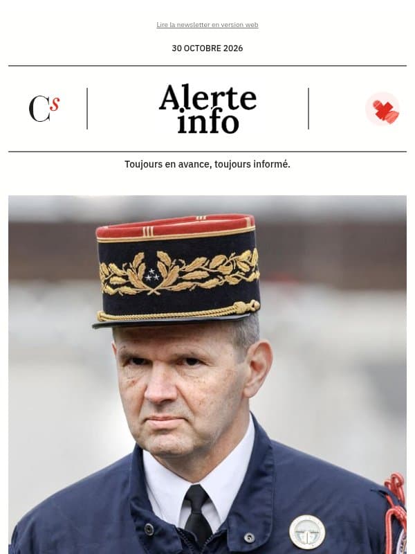 Alerte info : Air France, Carrefour, Sanofi… Les grandes entreprises françaises s’arrachent les anciens chefs du renseignement et de la sécurité email from Management