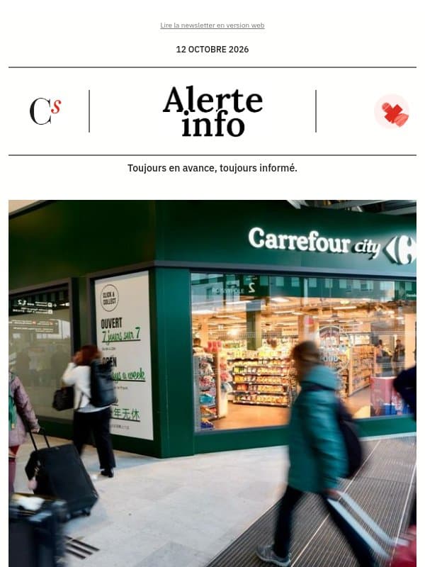 Alerte info : « Tous les distributeurs s’y intéressent », surtout Carrefour : dans les coulisses de la nouvelle bataille des distributeurs email from Management