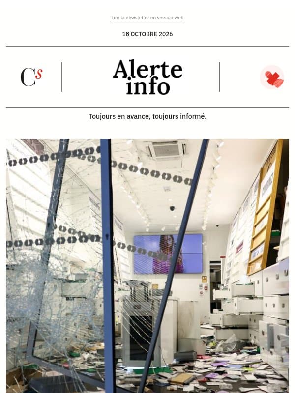 Alerte info : Au lendemain du 17 octobre, les politiques s’invectivent, les commerçants font le bilan email from Management
