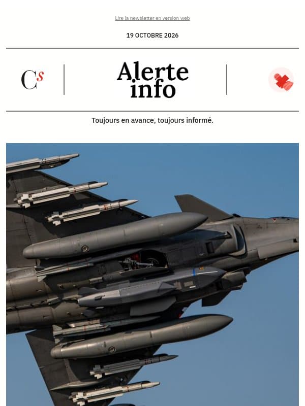 Alerte info : Ces armements dont rêve l’armée de l’air (et qu’elle risque d’attendre longtemps) email from Management
