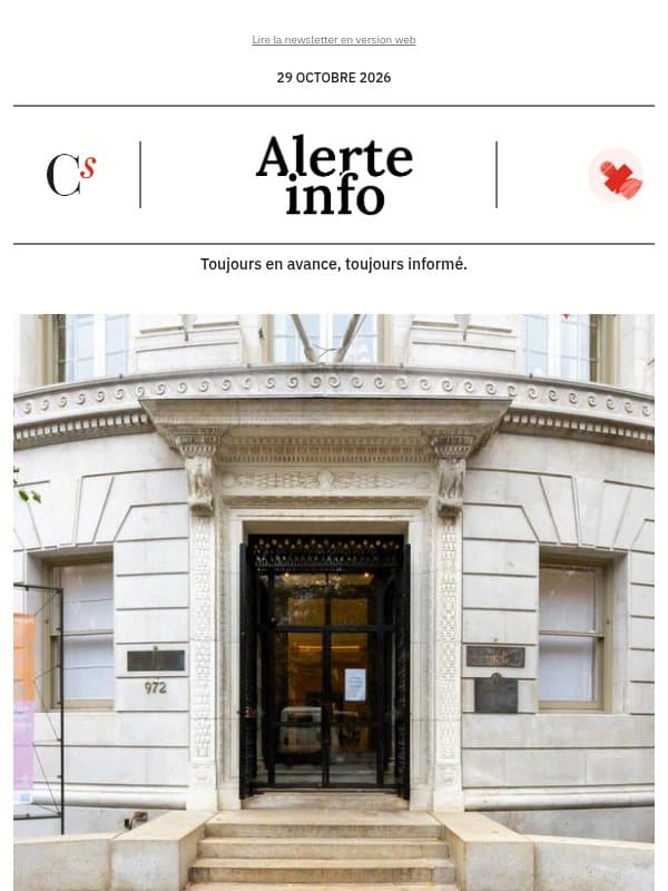 Exclusif : De Gaulle prêt à conquérir les Etats-Unis : qui sont ces mécènes privilégiés de la culture française à New York ? email from Management