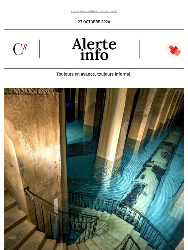Alerte info : La Russie pourrait-elle couper l’eau du robinet des Français ? email from Management