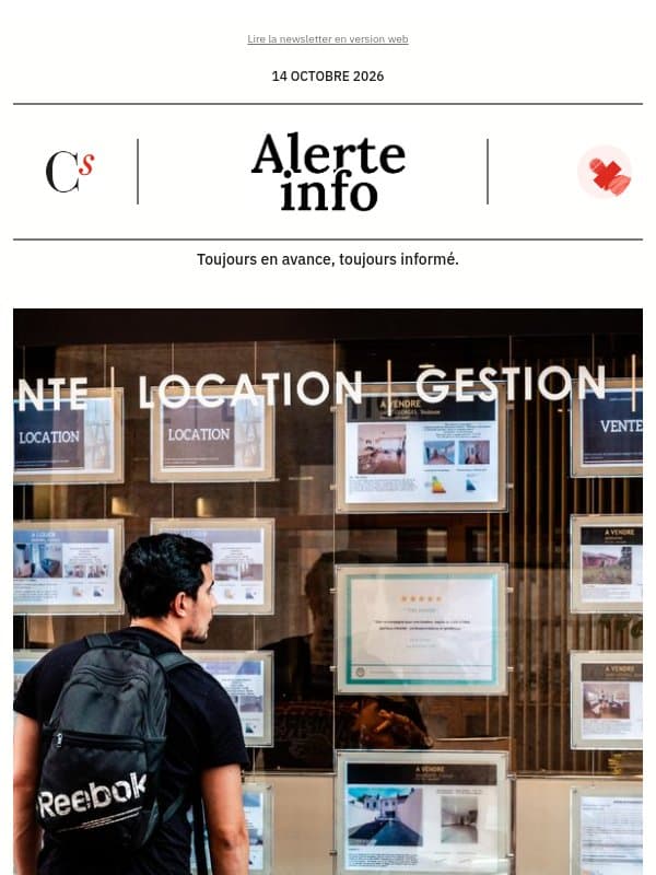 Alerte info : Encadrement des loyers : la Cour des comptes pointe les failles du dispositif et pose les conditions de sa survie email from Management