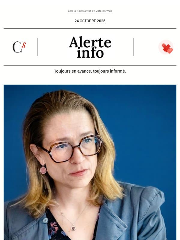 Alerte info : Portrait : Amélie Verdier, la patronne du fisc à l’épreuve des crises email from Management