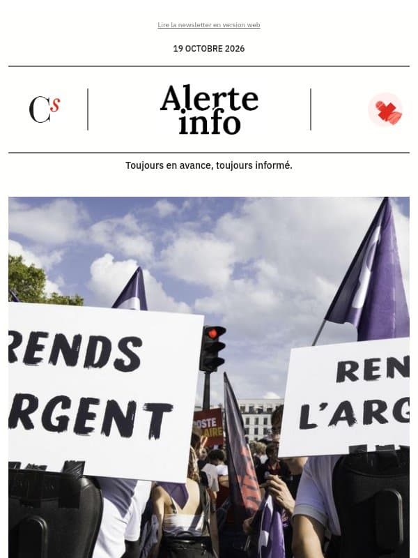 Alerte info : « C’est une aberration ! » : le salaire net des apprentis raboté de quelques dizaines d’euros par mois dès 2027 ? email from Management