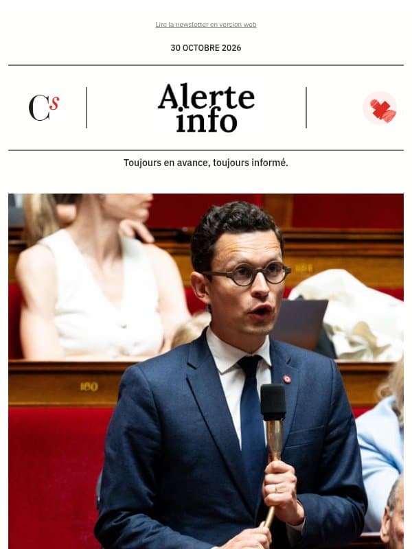Alerte info : Les propositions chocs du député LR Antoine Vermorel pour réveiller l’écologie à droite email from Management