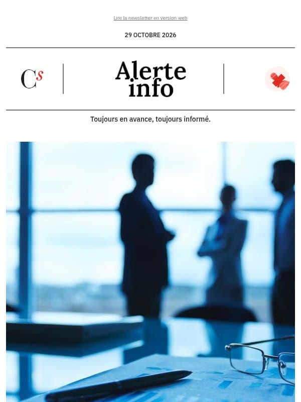 Alerte info : Et si la France perdait ses ETI ? L’avenir inquiète leurs dirigeants, qui n’excluent désormais plus de délocaliser email from Management