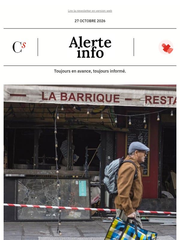 Alerte info : Entre les manifestations du 31 octobre et Halloween, les commerces redoutent le « coup de grâce » email from Management