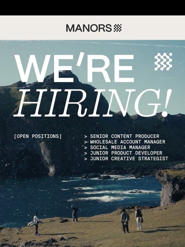 Are you interested in a career in golf? email from Manors Golf