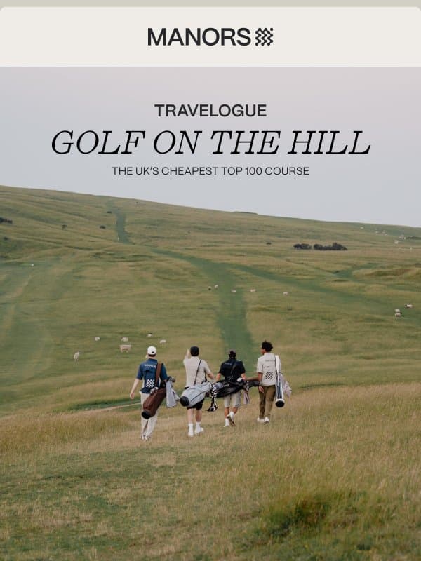 Golf On The Hill. email from Manors Golf