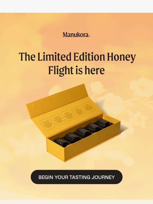 The Honey Flight is here email from Manukora