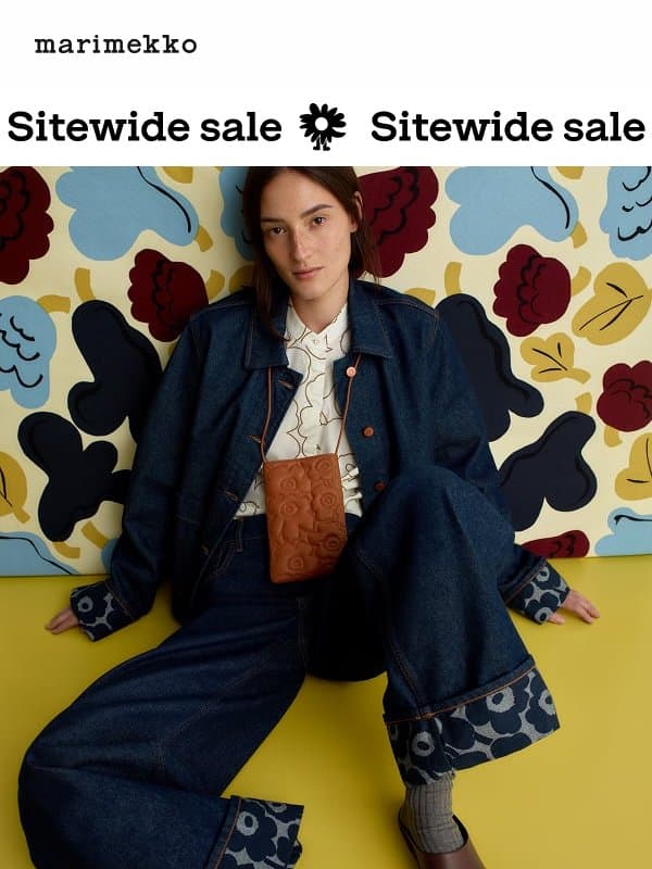 Denim, the Marimekko way | 20% off email from Marimekko