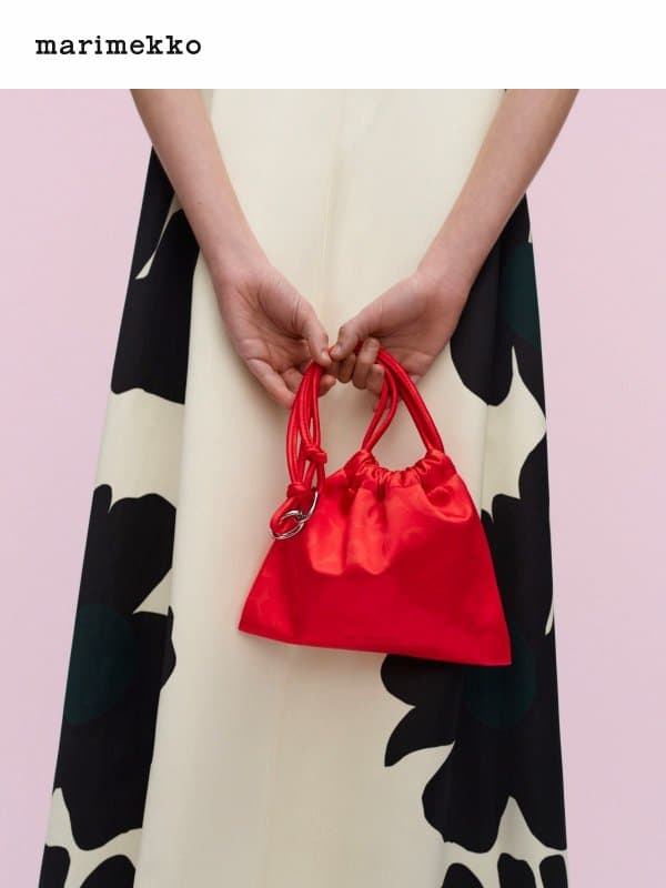 New in: the Cirra bag in Unikko email from Marimekko