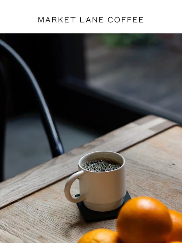 Celebrating seasonality in coffee email from Market Lane Coffee