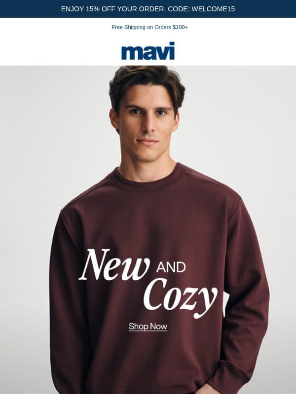 Have You Seen Your Sweatshirt Lately? email from Mavi