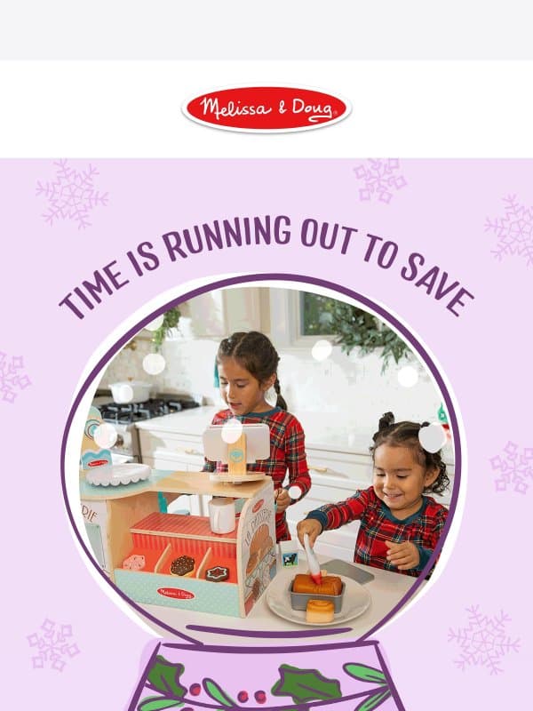 LAST CHANCE: 20% or 30% Off Sitewide! email from Melissa & Doug