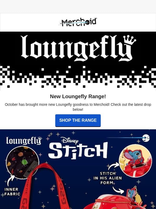New Loungefly! email from Merchoid