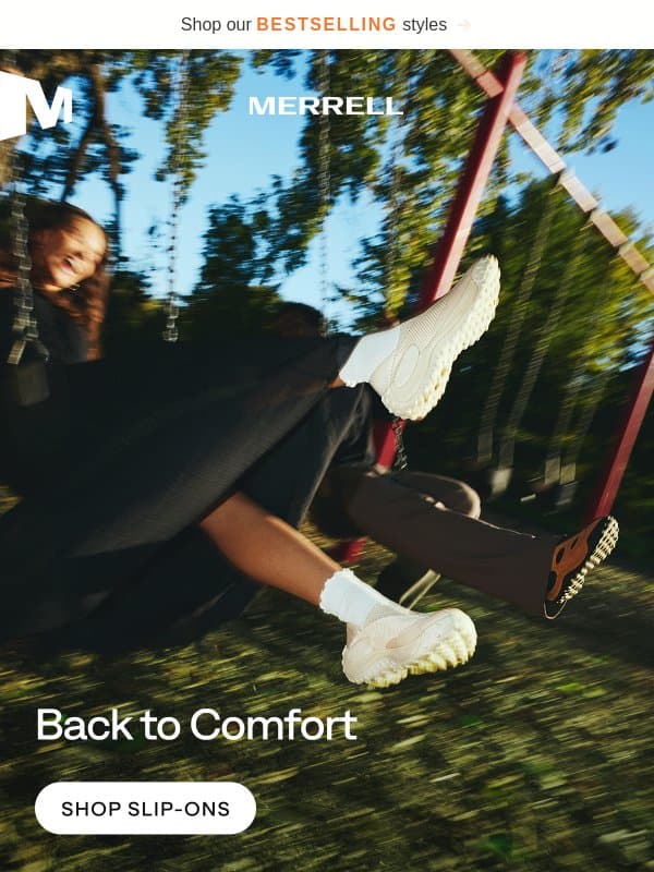It's getting cozier out there email from Merrell