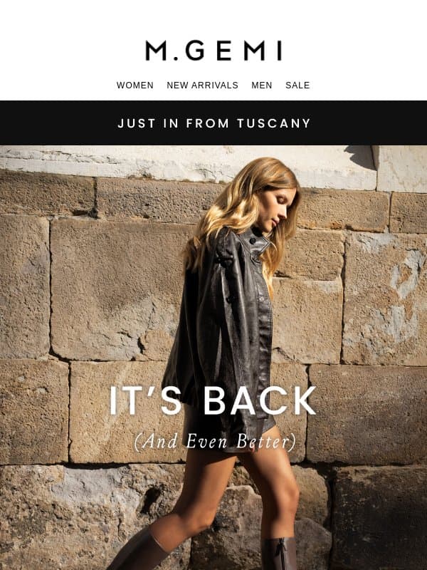 New Today: The Tina Due email from M.Gemi