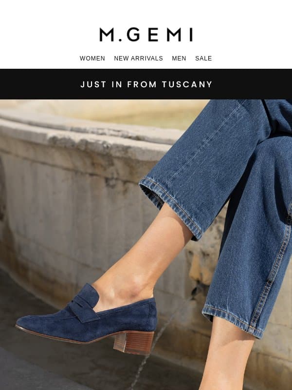 Our Perfect Loafer, Now As A Heel email from M.Gemi