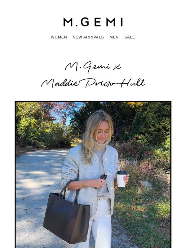 A New, Limited-Edition Elena Grande Tote email from M.Gemi