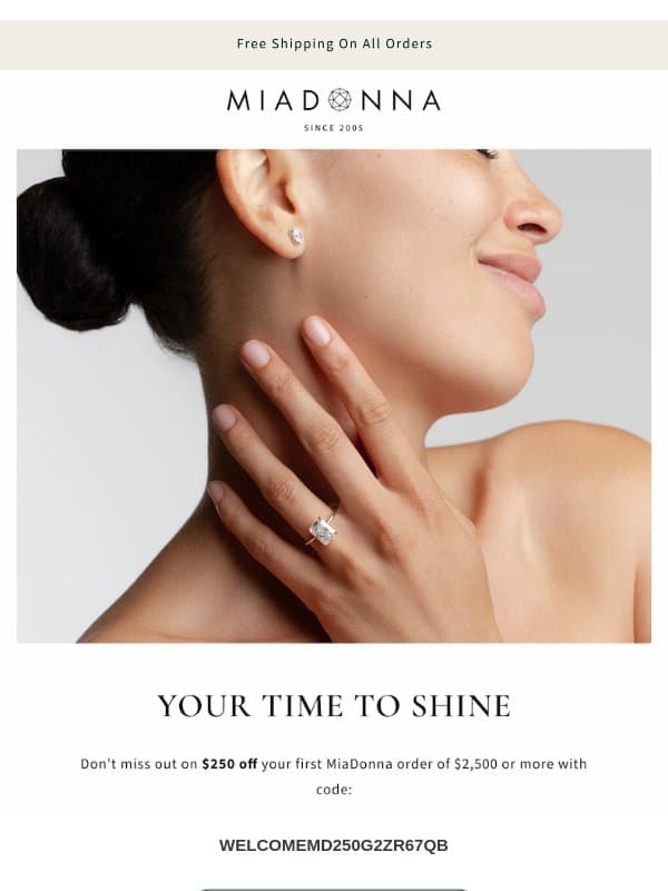 Jewelry That Looks Good and Does Good email from MiaDonna