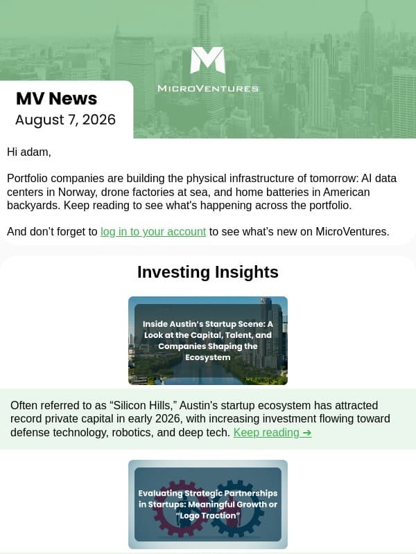 MV News: Polymarket in Talks to Raise $1B email from MicroVentures