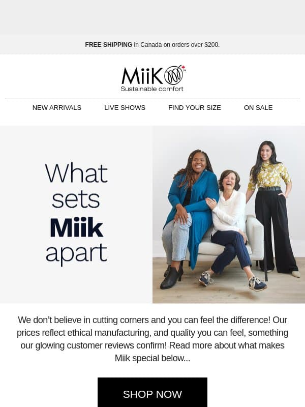 There's no one like Miik, lovely ✨ email from Miik