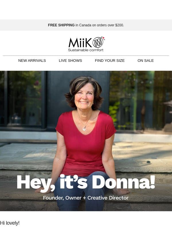 Have you met Donna yet? 👋🏼 email from Miik