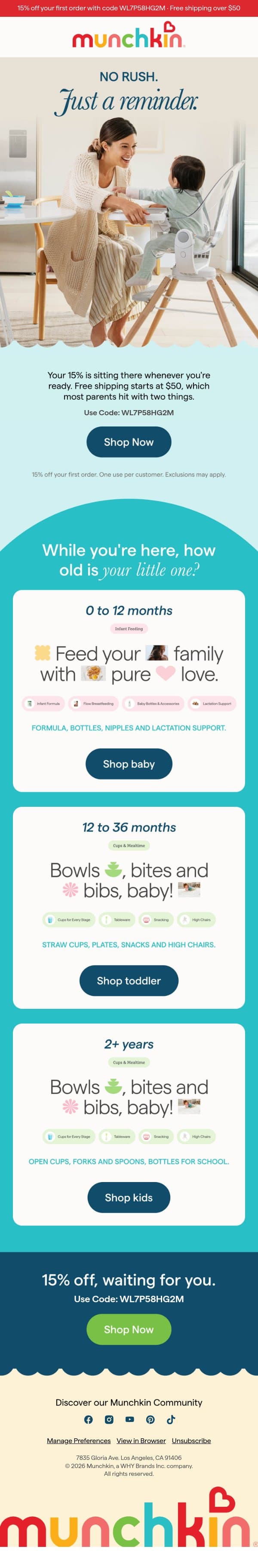 Still thinking about it? email from Milkmakers screenshot