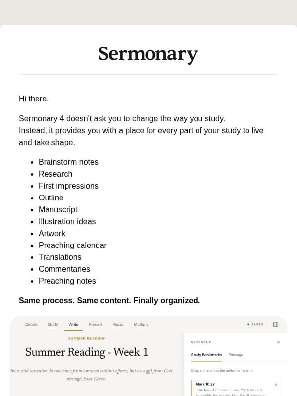 For your process email from Ministry Pass