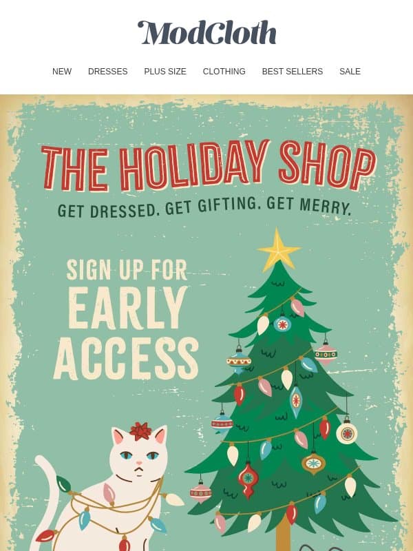 We Know Halloween Is Your Fave, But…🎅 email from ModCloth