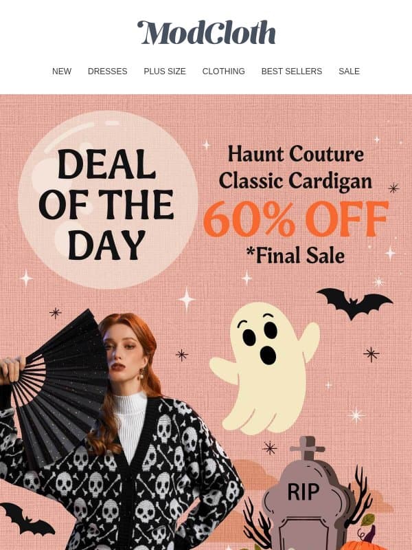 Because Regular Is Boring. email from ModCloth