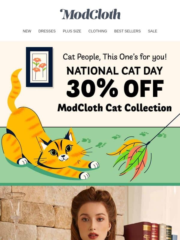 Feline Good About This One😽 email from ModCloth