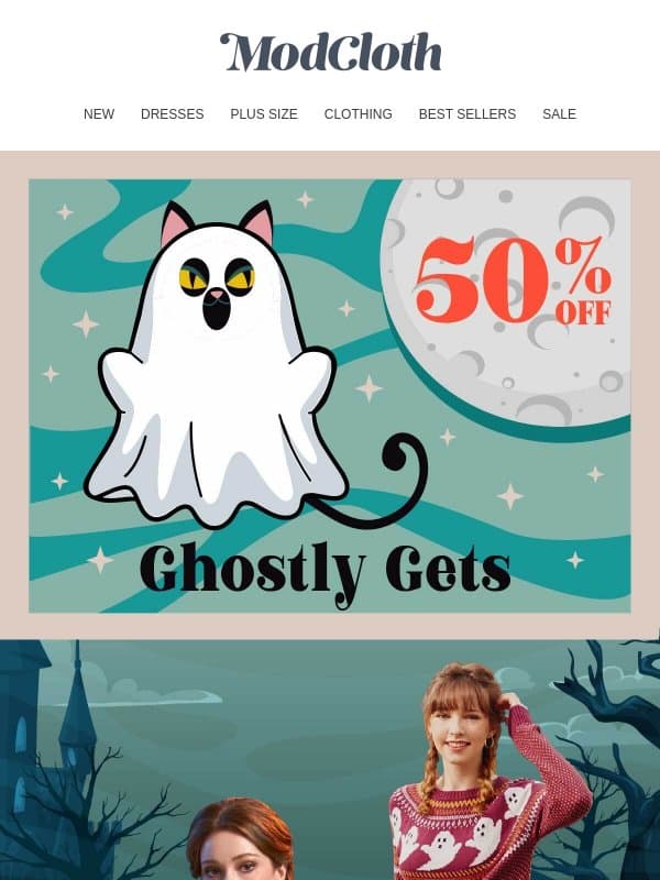 Sunday Shopping, Sorted email from ModCloth