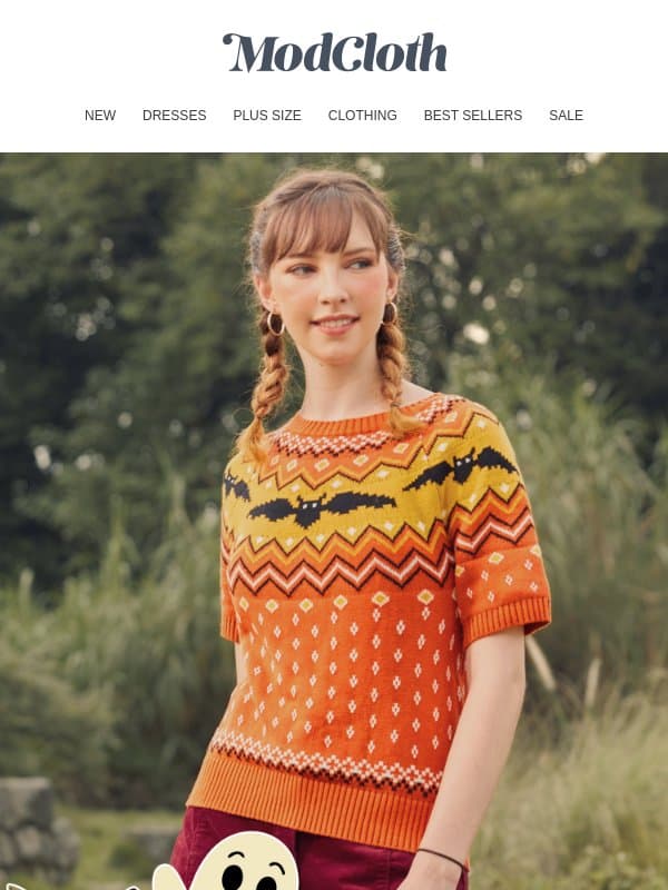 Not to Rush You, But Halloween Is Coming email from ModCloth