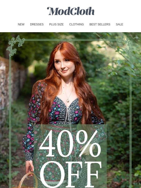 Psst⦠Gunne Sax Is 40% Off email from ModCloth
