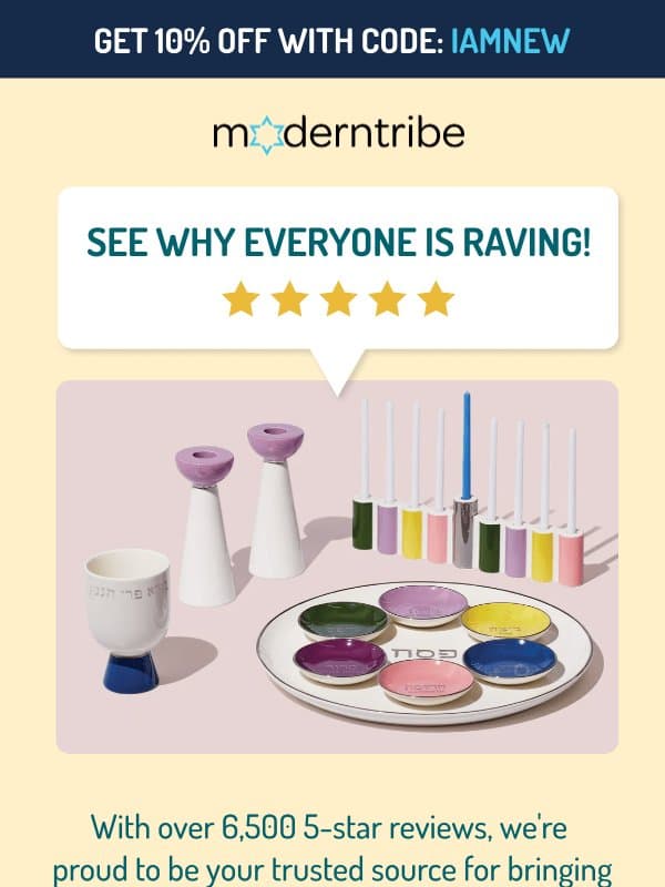 ❗ Don't Forget Your 10% off! email from Modern Tribe