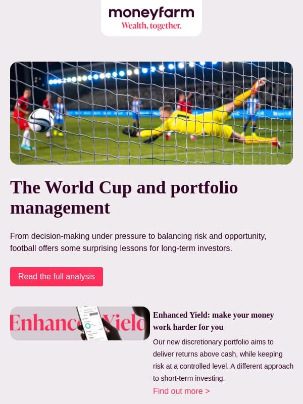 What the World Cup can teach investors email from Moneyfarm