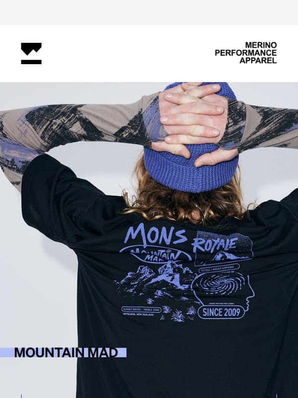 Your Favourites, Fresh for Spring. email from Mons Royale