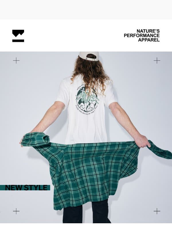 New prints. New Dark Pine. email from Mons Royale