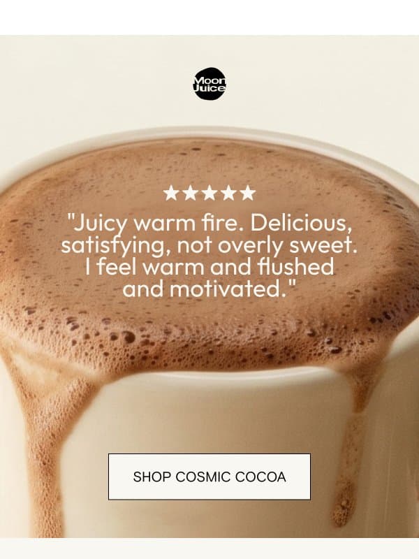 Childhood nostalgia, grown-up benefits email from Moon Juice