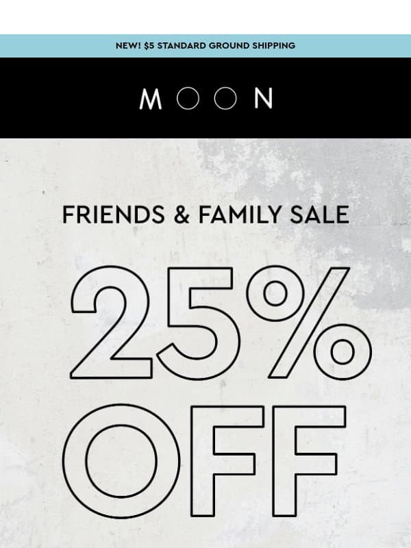 25% OFF (Just For You) email from Moon Oral Care
