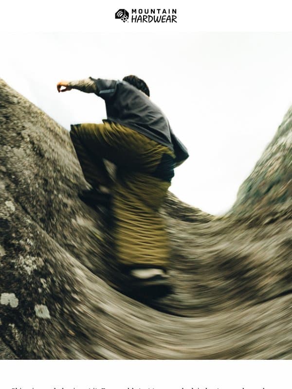 Insulated bottoms for cold pursuits email from Mountain Hardwear