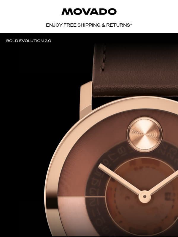The Skeleton Dial Edit email from Movado