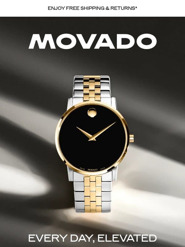 Spotlight On: Bracelet Watches email from Movado