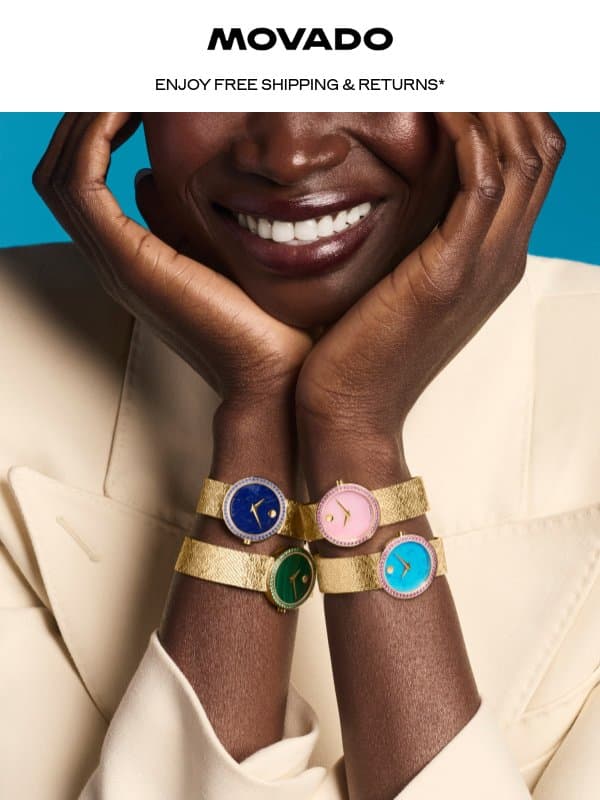 NEW: Stephanie Gottlieb x Movado email from Movado