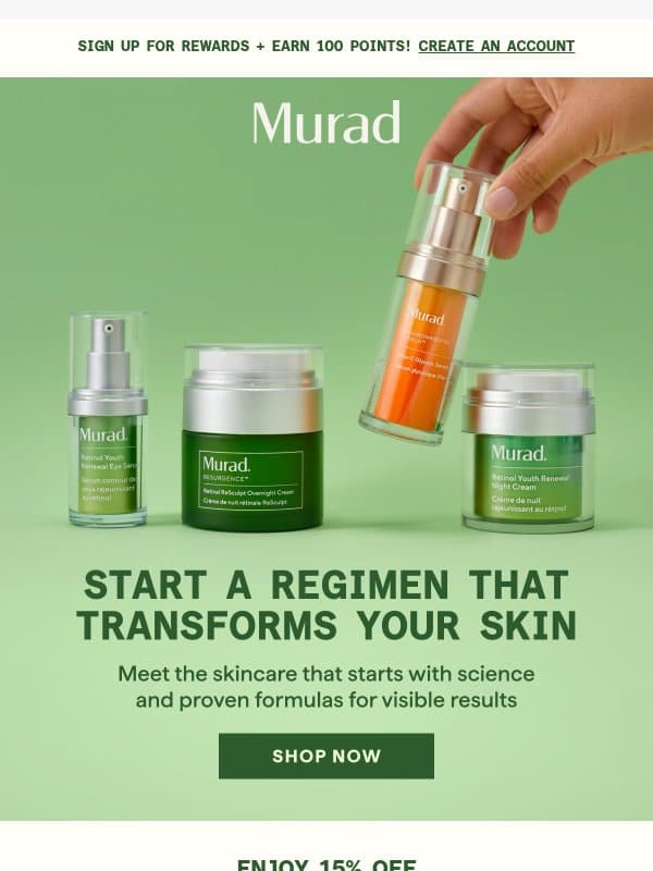 Did you forget? email from Murad