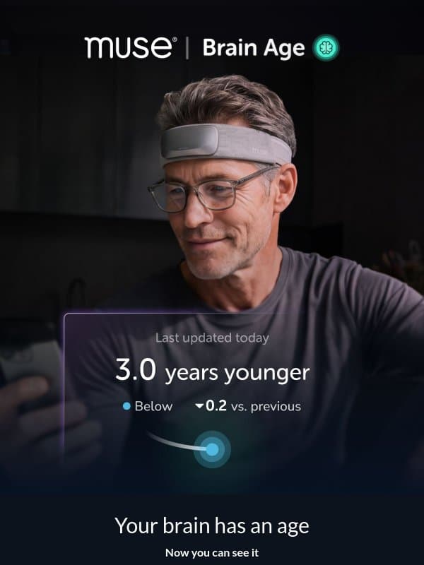 Introducing Brain Age email from Muse