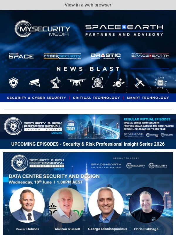 Cyber in Space - available on-demand | Only 34% of Organisations Have Full Certificate Visibility | New Study Challenges Link Between Arming Police and Officer Shootings | Read more email from MySecurity Media